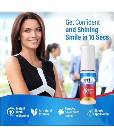 Teeth Whitening Paint | Instant White Tooth Polish for a Shiny Smile at Home - Buy Online on GoSupps.com