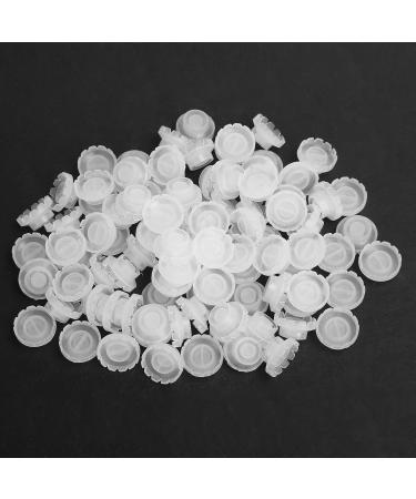 100 Pieces Eyelash Adhesive Holders - Glue Cups for Eyelash Extensions | Volume & Fanning Cups for Salon & Home Use - Buy Online on GoSupps.com
