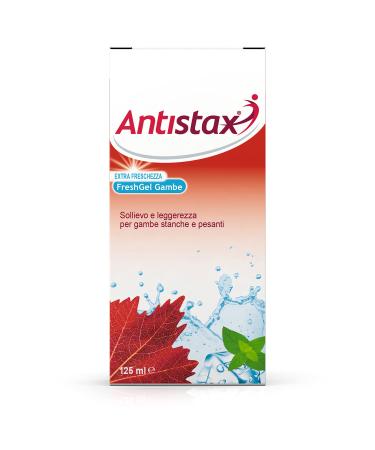 Antistax Fresh Gel cosmetic cools and invigorates tired heavy legs and moisturizes with refreshing mint 125 ml