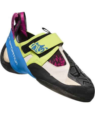 Buy La Sportiva Skwama Women's Climbing Shoes Size 36 - Apple Green/Cobalt Blue | International Shipping Available - Buy Online on GoSupps.com
