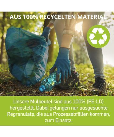 Hossis Wholesale 120L Blue Garbage Bags - Tear-Resistant 39my 25-Pack for Home Garden & Catering Waste - Buy Online on GoSupps.com