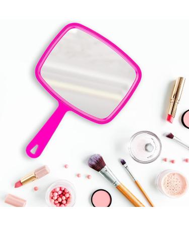DecorRack Large Hand Mirror - Multi-Purpose Mirror for Travel, Makeup, Desk, Grooming, and Shaving - Random Color - 5.5 W x 6.6 L - Buy Online on GoSupps.com