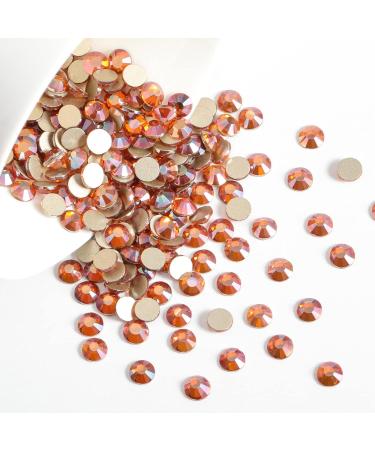Beadsland 1440 Flat Back Rhinestones - Amber Nail Crystals (SS3 1.3-1.4mm) for DIY Nail Art - Buy Online on GoSupps.com