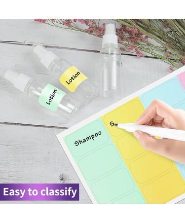 8 Pack 2oz Clear Mini Spray Bottles Set | Refillable Pocket Size Fine Mist Sprayers with Funnels and Labels | Travel Makeup Bottles Kit in White - Buy Online on GoSupps.com