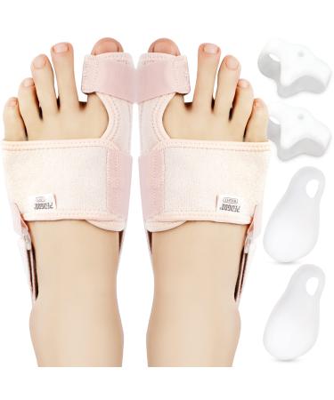 PEDIGOO Bunion Corrector for Women and Men, Slip Proofing Version Bunion Toe Separator, Orthopedic Bunion Splint for Big Toe Pain Relief and Toe Straightening