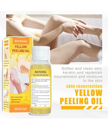 Extra Strength Yellow Peeling Oil 30ML - Lighten Dark Spots, Brighten Complexion - For Face & Body - Suitable for Dark Skin - Buy Online on GoSupps.com