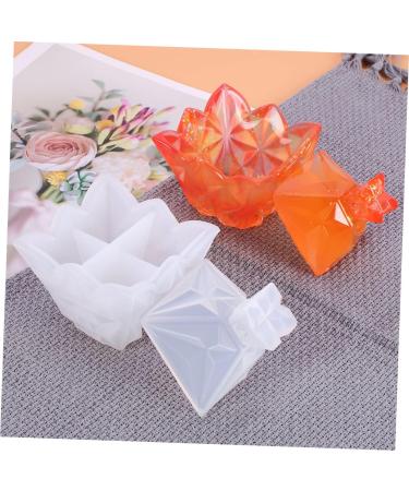 NUOBESTY 2pcs Epoxy Resin Diy Resin Epoxy Mold Silicone Jewelry Storage Container Storage Box Box Manual Whitex2pcs 8.5x7x12.3cmx2pcs - Buy Online on GoSupps.com