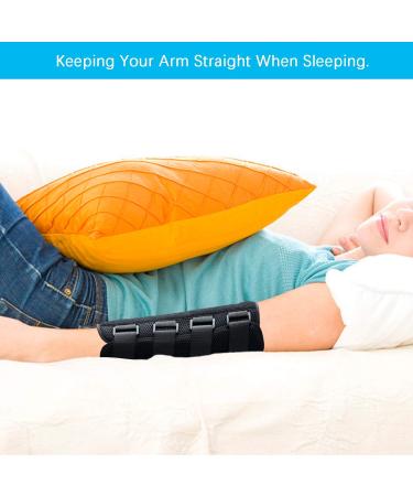 Elbow Brace Splint for Ulnar Nerve Entrapment & Cubital Tunnel - Adjustable Nighttime Support (L/XL) - Buy Online on GoSupps.com