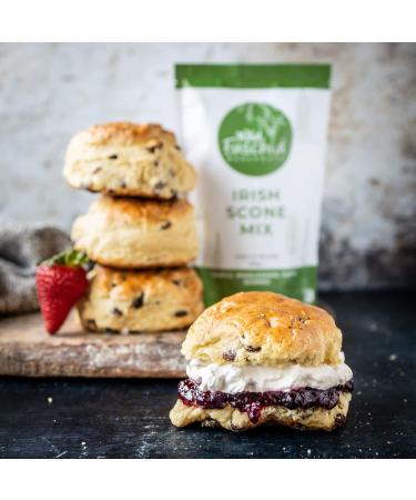 Wild Fuschia Bakehouse Irish Scone Mix - Easy-To-Make Fluffy and Crispy Scones Fresh From the Oven - Sweet or Savoury and Perfect For Tea Time - Scone Mixture Makes 6-8 Scones - Buy Online on GoSupps.com