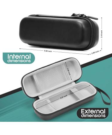 Toothbrush Travel Case for Oral-B & Philips Sonicare - Portable Electric Toothbrush Holder (Black/Gray - Buy Online on GoSupps.com