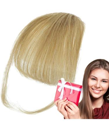 Clip On Bangs Human Hair - Human Hair Clip In Air Bangs | Natural Color Clip On Neat Bangs | Stylish Hair Bangs Fringe Hairpieces | Thick Bangs Extensions Neat With Temples Clip For Women gray gold - Buy Online on GoSupps.com