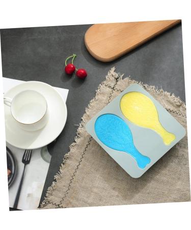 MAGICLULU 4 Pcs Sugar Mold DIY Chocolate Fondant Silicone Cake Mold for Home Pudding Mold Mold Silcone Molds Demould Silicone Candy Mold Silicone Molds DIY Baking Molds Fudge Drumstick 15.8*14.9CM x2pcs - Buy Online on GoSupps.com