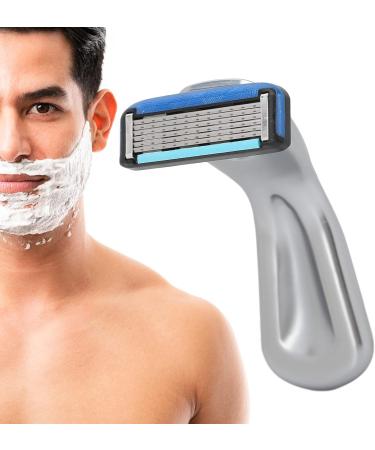 Sluff's Safety Razor for Men - Precision Single Blade Manual Razor Waterproof & Portable with 6 Removable Blades - Best Shaving Experience - Buy Online on GoSupps.com