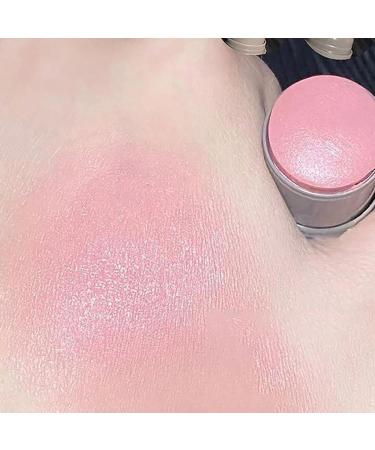 Cheek Stick Facial Makeup Double Headed Blusher Wand with Sponge Tip | Natural Looking Cheek Stick for Ladies of All Skin Tones Lips & Cheeks Makeup for Women Pochy Puff Puff - Buy Online on GoSupps.com