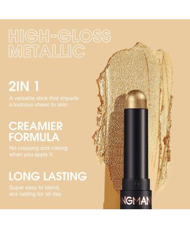 14# Eyeshadow Stick - Glitter & Matte Nude Makeup for Smoky Eyes | Long-Lasting Quick-Drying Smooth Apply - Buy Online on GoSupps.com
