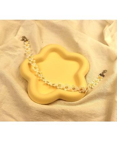 Shop Bethynas Colorful Floral Choker Necklace | Vintage Daisy Flower Neckband for Women & Teen Girls Perfect Bridal Party Neck Jewelry | Adjustable Clavicular Design - Buy Online on GoSupps.com