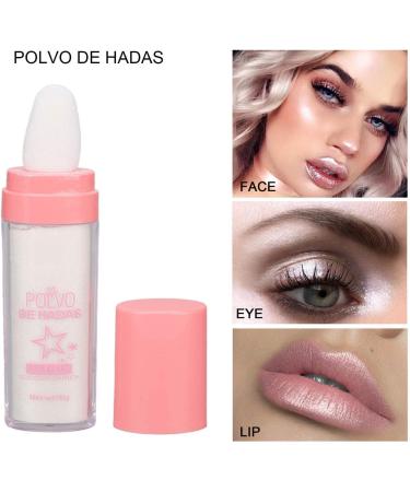 Bouff e de B ton de Poudre Highlight Highlight Powder Stick Puff Highlight Tapping Powder Glittering Texture L g re 9g Small Beautiful pour le Maquillage (Blanc) - Buy Online on GoSupps.com