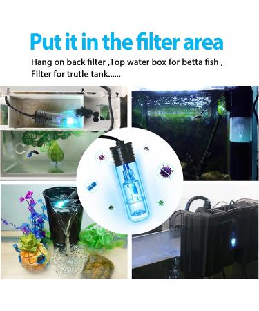Green Killing Machine 3W Aquarium Lamp - Clear Cloudy Brown Water, Waterproof for Fish Tank and Pond - Buy Online on GoSupps.com