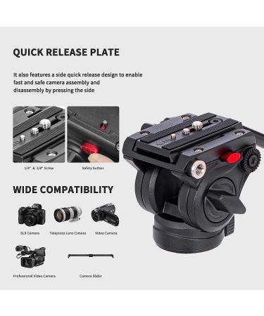 Avella CD324 Carbon Fiber Video Monopod Kit with Fluid Head | 71 Inch | 13.2 LB Max Load | For Canon Nikon Sony Olympus Panasonic DSLR Camera - Buy Online on GoSupps.com