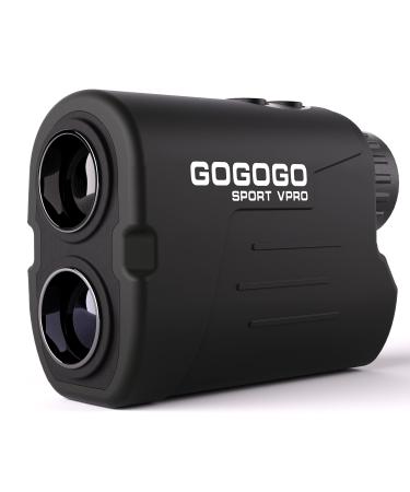 Gogogo Sport Vpro Laser Golf/Hunting Rangefinder, 6X Magnification Clear View 650/1200 Yards Laser Range Finder, Accurate, Slope Function, Pin-Seeker & Flag-Lock & Vibration 650 Yard - Buy Online on GoSupps.com