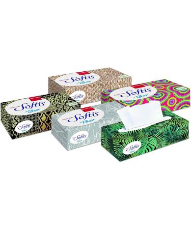 Softis Box 4-layer handkerchiefs-10 boxes of dermatologically tested skin tolerance extras-compatible handkerchiefs in the practical donor FSC certified - Buy Online on GoSupps.com