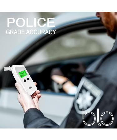 BLO Executive Breathalyzer Alcohol Tester - Portable Instant Read Unit with Fuel Cell Sensor for Fast & Accurate BAC Testing. Custom Alarm Limit Settings, Compact Pocket Size - Buy Online on GoSupps.com