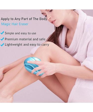 CHAUSA NANO Hair Remover - Painless & Fast Crystal Hair Remover for Body Legs & Back | Reusable Magic Peeling Stone (Blu) - Buy Online on GoSupps.com