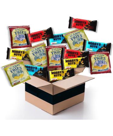 Pub Snack Variety Pack Pick 2 of 5 Snacks Smith's Bacon Fries Scampi Fries Nobby's Sweet Chilli Crisps or Salted Nut Mix