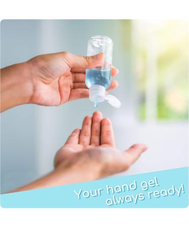 Shop LG Luxury & Grace Set: 16 Transparent 60ml Cosmetic Bottles for Travel & Body Care - Ideal for Essential Oils - Buy Online on GoSupps.com