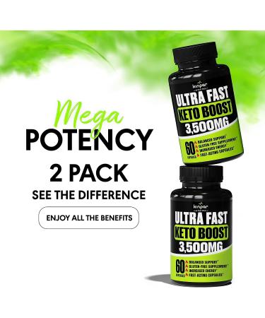Kinpar Pharma Complete Keto Pills - Advanced Weight Management & Energy Support - Keto Fast Exogenous Ketones Supplement - 120 Capsules - Black - Buy Online on GoSupps.com