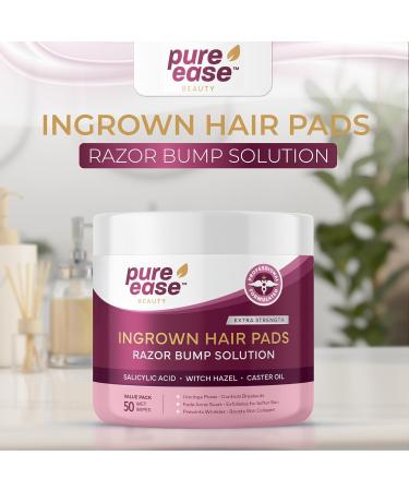 Ultimate Ingrown Hair Treatment Pads - Exfoliating Razor Bump Solution for Bikini & Pubic Areas - Effective Hair Removal Kit for Men & Women - Achieve Smooth Bump-Free Skin Daily - Buy Online on GoSupps.com