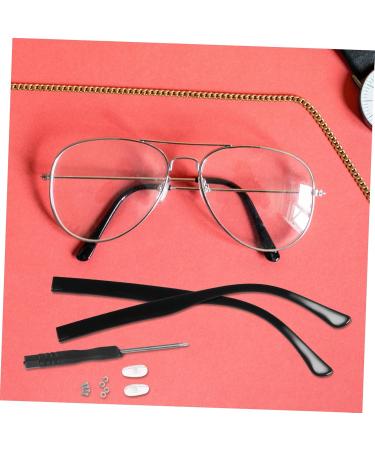 Universal Glasses Replacement Bar - Healeeved 1 Pair Black Glasses Legs & Repair Arms - Premium Accessories for Glass Frames 13.8x0.8cm - Buy Online on GoSupps.com