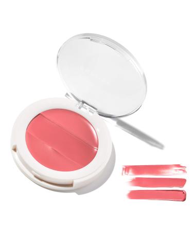 Undone Beauty Lip to Cheek Palette 3-in-1 Cream with Coconut Extract for Radiant  Dewy  Natural Glow - Blushing  Highlighting  & Tinting for Sheer to Opaque Color - Vegan & Cruelty Free - Rosy