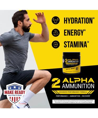 2 Arctic Berry Hydration Powder - Energy Drink & Immune Support Supplement | Vitamin C Calcium Potassium & More - Buy Online on GoSupps.com