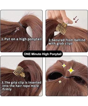 Ponytail Clip High Ponytail Holder Hair Clips Medium Hair Claw Clips 1.4 Inch Metal Claw Clips for Thick Hair Shark Hair Clips for Thick Long Hair(3 Colors). - Buy Online on GoSupps.com