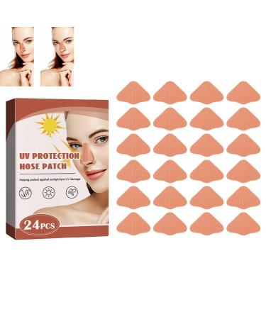 Sun nose plasters nose plaster outdoor sun protection nose patch UV nose protection outdoor nose sun protection nose protection sun nose protection UV protection nose plasters for men and women outdoors 24PCs