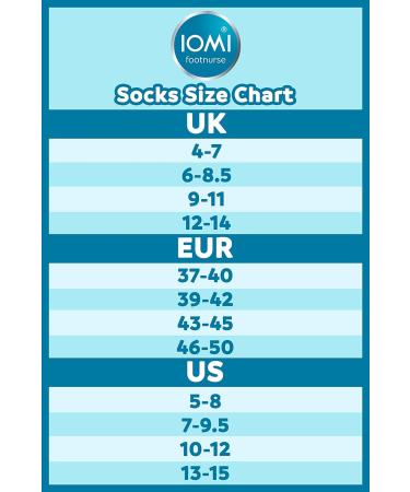 IOMI 3 Pack Knee High Diabetic Socks 10-12 Black - Extra Wide Bamboo Long Socks - Buy Online on GoSupps.com