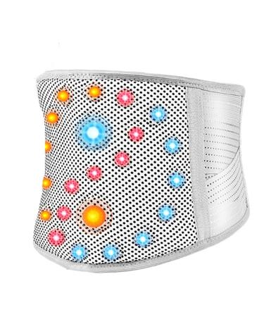 Decompression Self-Heating Magnetic Therapy Lumbar Waist Back Brace Massagers Support Orthopedic Belts For The Elderly With Lower Back Pain Spine Injury (Color : Gray Size : L/Large) L/Large Gray
