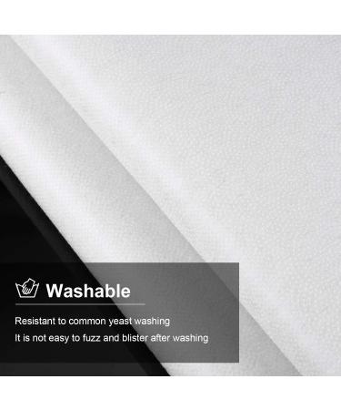 White Lightweight Fusible Non-Woven Interfacing Fabric - 60x6 Yards - DIY Iron-On Supplies - Buy Online on GoSupps.com