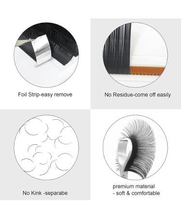 Buy Classic Eyelash Extensions | D-Curl 0.20mm 16mm | High-Quality Individual Lashes for International Shipping - Buy Online on GoSupps.com