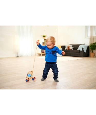 Eichhorn Eh Pulling Animal Dog - Durable Wooden Toy for Kids | International Shipping Available - Buy Online on GoSupps.com
