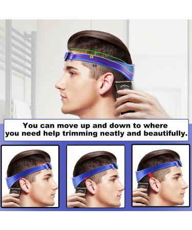 Curved Silicone Hair Cutting Guide Silicone Hair Cutting Guide Curved Silicone Hair Clipper for DIY Home Haircuts (Blue) - Buy Online on GoSupps.com