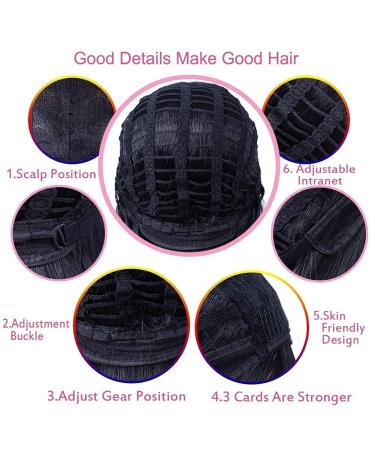 Sylhair 75 cm Black Water Wave Wig for Women | Long Wavy Synthetic Wig with Bangs | Super Long 1B Black Wig - Buy Online on GoSupps.com