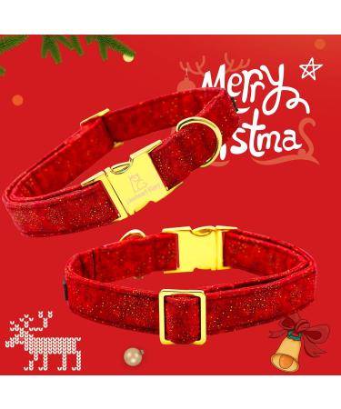Buy Lionheart Glory Red Christmas Dog Collar - Adjustable Soft Loop Collar for Small Dogs & Girls | Perfect Holiday Gift - Buy Online on GoSupps.com