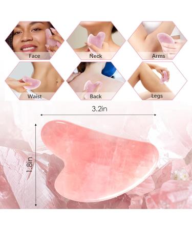 Revitalize Your Skin with Natural Jade Gua Sha Facial Tools - Ultimate Scraping Massage Tool for Relaxation & Anti-Wrinkle | Perfect Gift - Buy Online on GoSupps.com