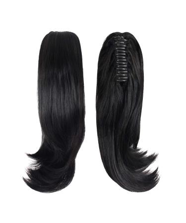 MapofBeauty 22 Short Hair Wig with 2 Ponytails for Girls - Complete Cosplay Set (Black) - International Shipping Available - Buy Online on GoSupps.com
