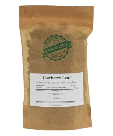 Herba Organica - Cowberry Leaf - Vaccinium Vitis-Idaea L - Lingonberry Partridgeberry (50g) 50 g (Pack of 1)