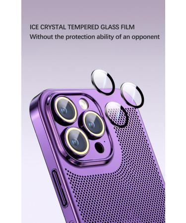 EnteLE Honeycomb Mesh Heat Dissipation Case For Iphone 15 14 11 12 13 Pro Max 14 Plus XS Max Mini Phone Cover Electroplated Frame Shell Sierra Blue For iPhone 8 Sierra Blue For iPhone 8 - Buy Online on GoSupps.com