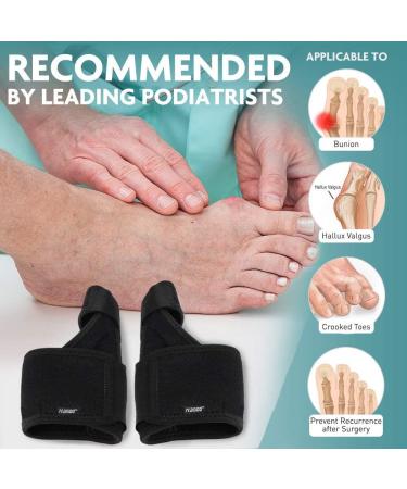 PediGoo Bunion Corrector Kit - Relief for Hallux Valgus with Splints, Gel Toe Separators, and Sleeves | Day and Night Support for Men and Women - Buy Online on GoSupps.com