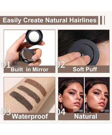 Root Touch Up Light Blonde Hairline Powder Hairline Powder blonde Natural Cover Grey Hair & Sweatproof Hairline Shadow Powder for Women & Men Hair Cover Up Powder with Mirror Hair Loss Concealer - Buy Online on GoSupps.com